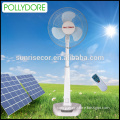 14" solar stand fan, rechargeable fan,emergency fan with LED light
